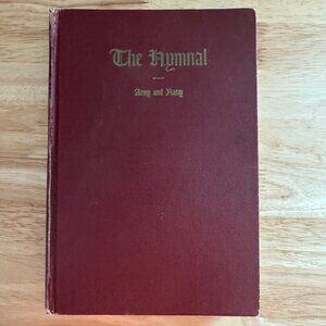 The Hymnal Army and Navy by Ivan L. Bennett (1942 Hardcover Songbook) Vintage
